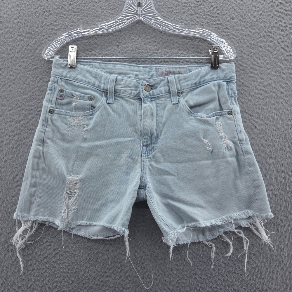 Ag Adriano Goldschmied Blue Jean Shorts